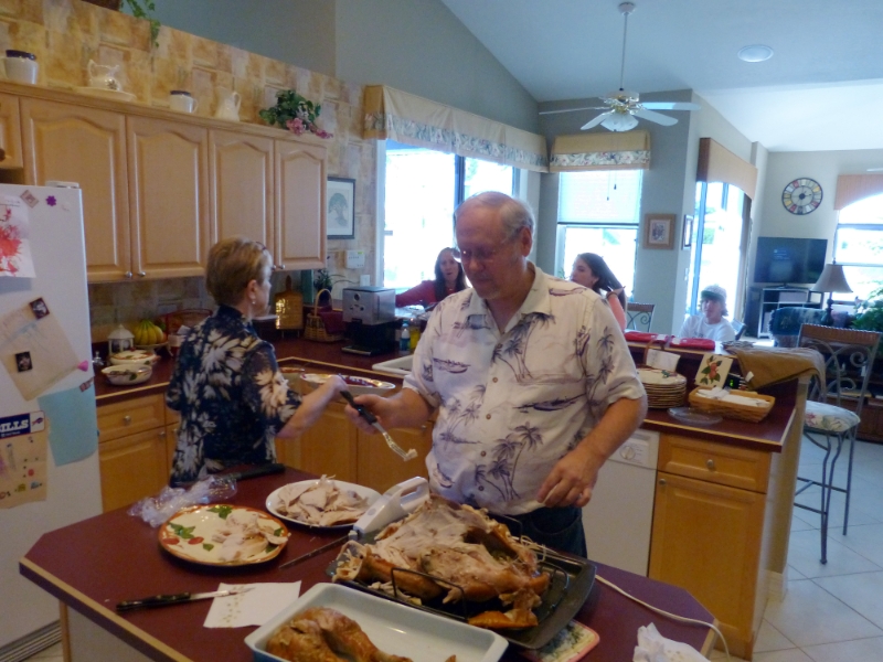 Carving the Turkey